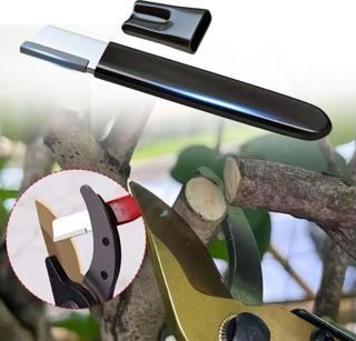 BUFFER® Koruyucu Kapaklı Keskin Makas Budama Makası Bıçak Bileme Aparatı Bileyici