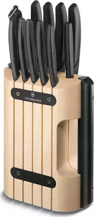 Victorinox 11 Parça Ahşap Blok Bıçak Seti