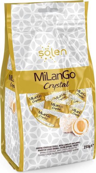 Şölen Milango Crystal Hindistan Cevizli Bademli Çikolata 255 GR