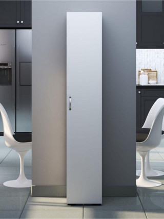 IRMAK DÜNYASI Cok Amacli Dolap Tek Kapaklı 5 Raflı Çok Amaçlı Banyo Mutfak Kiler Dolabı Tek Kapılı Erzak Dolabı