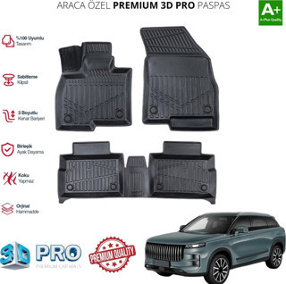 JAECOO ARACA ÖZEL 3D PASPAS 2024 2025 2026 2027