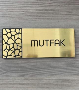 Yönline Metalik Gold Seri Mutfak Yönlendirme Tabelası
