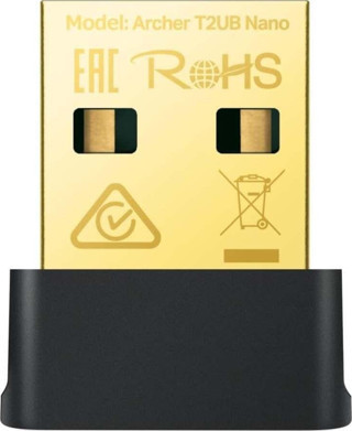 Tp-Lınk Archer T2Ub Nano 200Mbps-433Mbps Kablosuz-Ac / Bluetooth 4.2 Nano Usb Adaptör