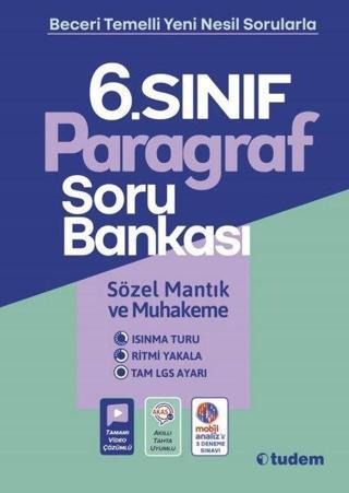 6. Sınıf Paragraf Soru Bankası - Kolektif  - Tudem Yayınları - Ders Kitapları