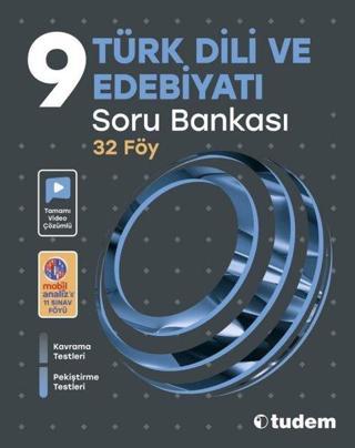 9. Sınıf Türk Dili Ve Edebiyatı Soru Bankası - Kolektif  - Tudem Yayınları - Ders Kitapları
