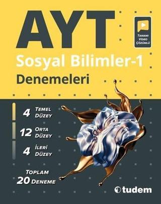 AYT Sosyal Bilimler-1 Denemeleri - Kolektif  - Tudem Yayınları - Ders Kitapları