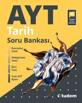 AYT Tarih Soru Bankası Kolektif  Tudem Yayınları - Ders Kitapları