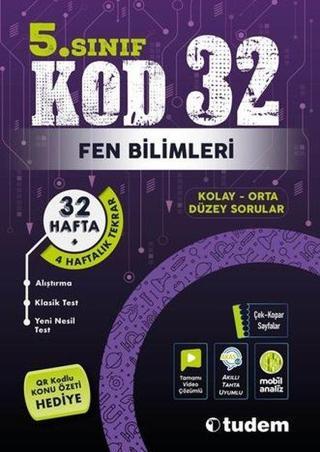5. Sınıf Fen Bilimleri KOD 32 - Kolektif  - Tudem Yayınları - Ders Kitapları