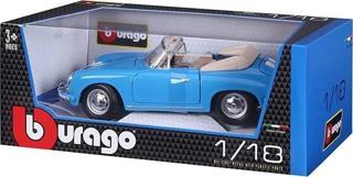 12025 Burago 1:18 Porsche 356B Cabriolet 1961 Model Araba