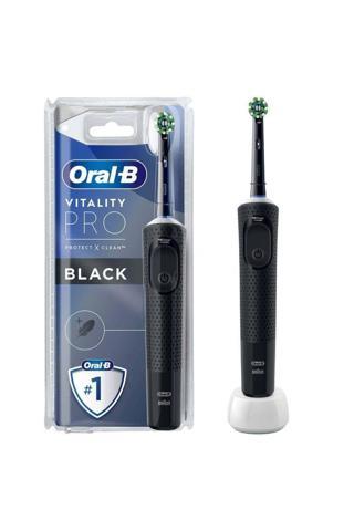 Oral-B OralB Şarjlı/Elektrikli Diş Fırçası Vitality Pro Siyah Koruma ve Temizlik