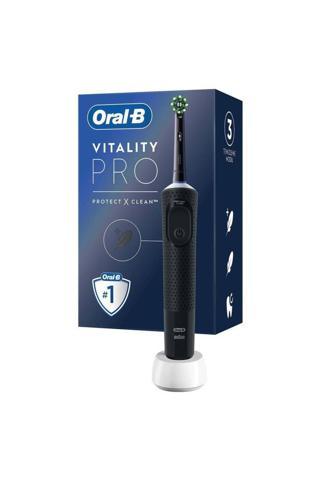 Oral-B Oral B Şarjlı/Elektrikli Diş Fırçası Vitality Pro Siyah Koruma ve Temizlik