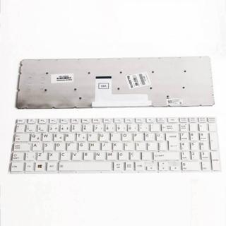 İnfostar Toshiba Satellite C55-C, C55D-C Notebook Klavye Tuş Takımı-Beyaz