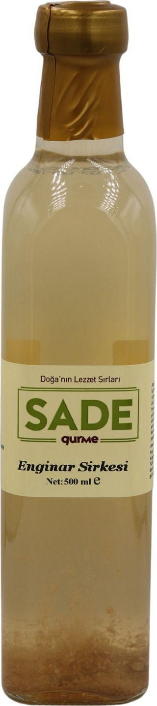 Sade Gurme Enginar Sirkesi 500 Ml