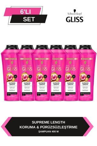 Gliss Supreme Length Şampuan 6 X 400 ML