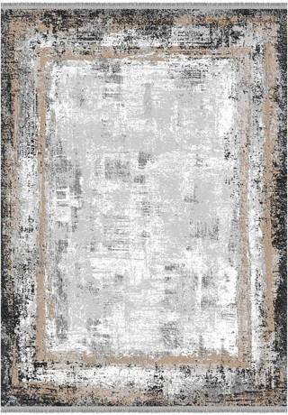 İpek Halı Kişiye Özel Ölçü Kesme Roxanne Koleksiyonu 17106 Gri