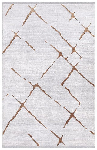 İpek Halı Kişiye Özel Ölçü Kesme Roxanne Koleksiyonu 17171 Gri