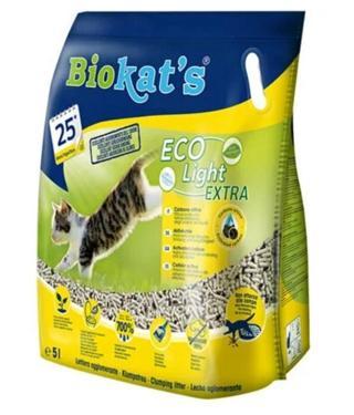 Biokat's Eco Light Extra Pelet Aktif Karbonlu Kedi Kumu 5 L x 6 Adet