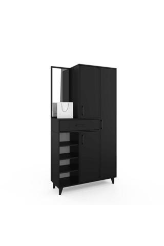 Anzera Opus Portmanto - Aynalı Siyah