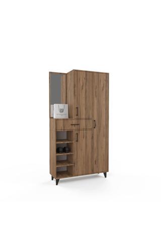 Anzera Opus Portmanto - Aynalı Atlas Çam