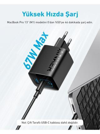 Anker 336 A2674 67 W Hızlı Şarj Adaptörü