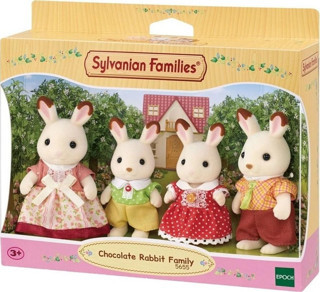 Epoch 5655 Sylvanian Families Çikolata Kulaklı Tavşan Ailesi +3 Yaş