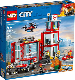 LEGO City İtfaiye Merkezi 60215 +5 Yaş (509 Parça)