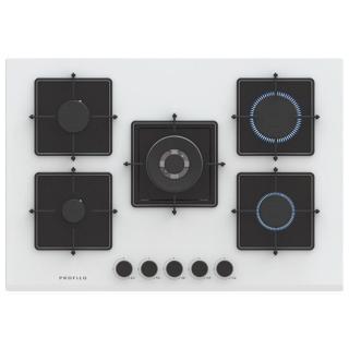 Profilo ON28Q2P10D 75 Cm Wok Gözlü Beyaz Cam Ankastre Ocak