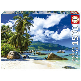 1500 Parça Seyşeller Deniz vce Doğa Manzarası Puzzle - 19564 - Seychelles