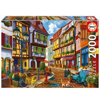 2000 Parça Aydınlık Sokak Puzzle - 19945 - Bright Street