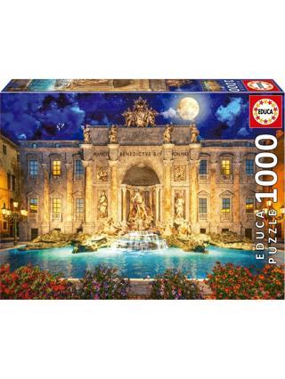 1000 Parça Roma Trevi Çeşmesi Puzzle - 19923 - Fontana Di Trevi Rome