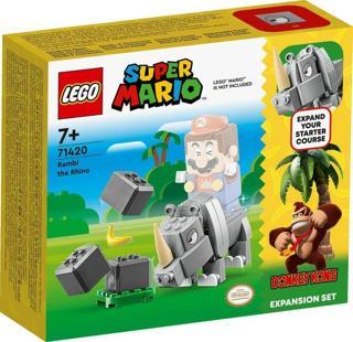 Lego Super Mario Gergedan Rambi Ek Macera Seti 71420