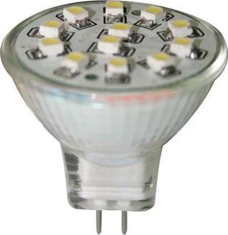 Lalizas Ampül 12V, LED, MR11, G4, cool white -  12 SMDs,35x37mm