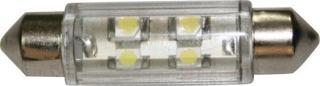 Lalizas Ampül 12V, LED, T11, SV8.5-8, cool white - 2x4 LEDs 360°,11x39mm