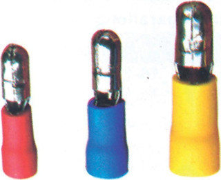 Lalizas Çıt Çıt Fiş Erkek,Kırmızı 0,25-1,15 Mm2(50 Adet)