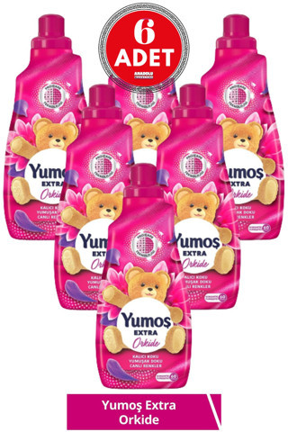 Yumoş Extra Konsantre Çamaşır Yumuşatıcısı Orkide 1440 Ml 6 Adet