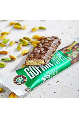 Kahve Dünyası Gofrik Fıstık Parçalı Fıstık Ezmeli Sütlü Çikolata 33 Gr 5 Adet