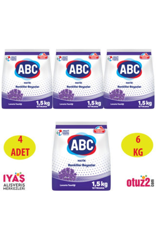 Abc Matik Lavanta 1.5 Kg 4 Adet