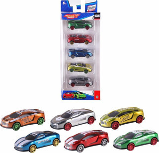 Farbu Oyuncak Toysan 5 li Speed Racer Diecast Metal Araba TOY-26