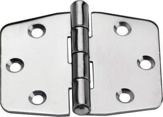 Lalizas Menteşe, Sağa, Inox 316, L77mm, W40mm, Kalın. 2mm