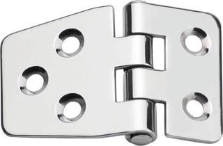 Lalizas Menteşe, Ters,  Inox 316, L59,5mm, W40mm, Kalın. 2mm