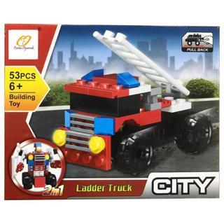 Farbu Oyuncak Farbu Lego Araç Serisi 2 in 1 City Ladder Truck SP4649 123-115