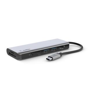 Belkin USB-C 7 in 1 Multiport Çoklayıcı Adaptör / AVC009BTSGY