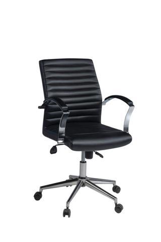 Üretenburada Üreten Burada Ibiza Şef Koltuğu Krom Ayak Siyah