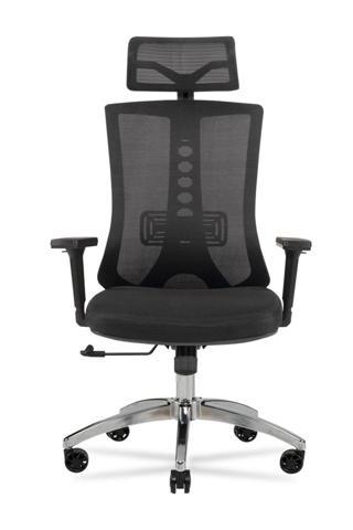 Üretenburada Xgreyder Müdür Koltuk File Krom Ayak Siyah 2D Kol 180 Derece Yatar Kademe Kitleme