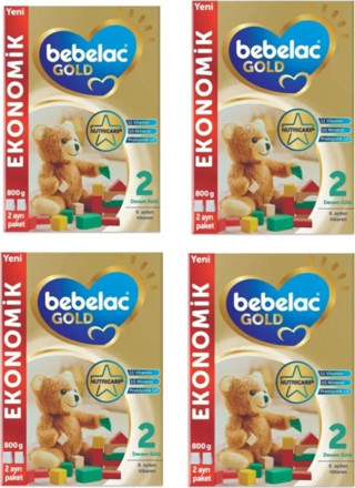 Bebelac Gold 2 Numara 800 Gr 6-12 Ay 4`Lü Avantaj Paketi (3200 Gr)