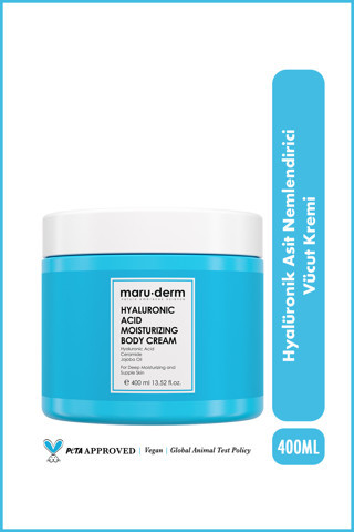 Maruderm Hyaluronic Acid Moisturizing Body Cream 400 ml