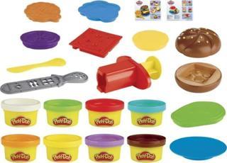 Play-Doh Mutfak Atölyesi Hamburger Ve Patates Kızartması Oyun Hamuru Seti E5112