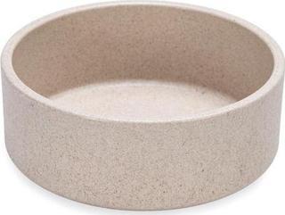 Beeztees DBL Köpek Mama Su Kabı, Bambu, Bej, 12cm, 300ml