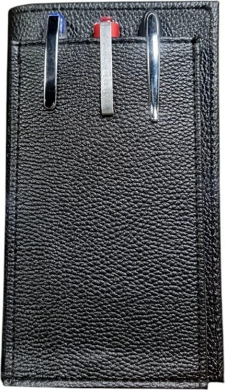 Kalemlikli Not Defteri Cüzdan , Cep Telefonu Bölmeli - Suni Deri -9,5 cm x 17 cm 