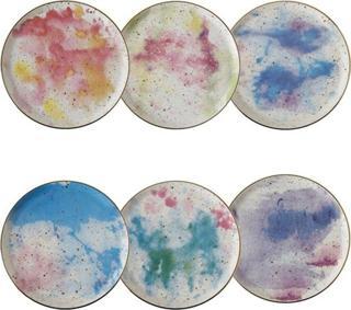 Porland Cosmos 6'Lı Düz Tabak 20 Cm